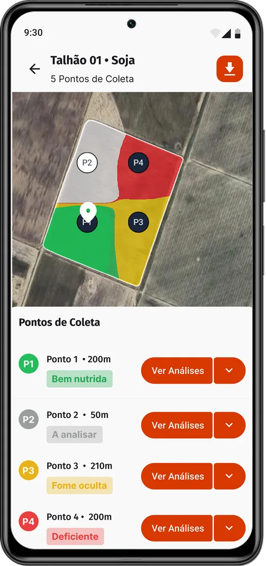 Zeit K app interface showing map with collection points